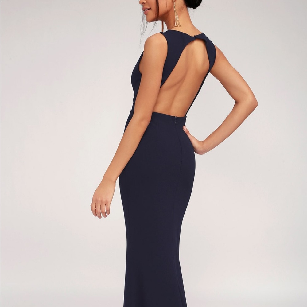 Navy Gown - Worn 1x!